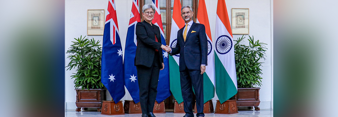 External Affairs Minister, Dr. S. Jaishankar met H.E. Ms. Penny Wong, Minister for Foreign Affairs of Australia, in New Delhi